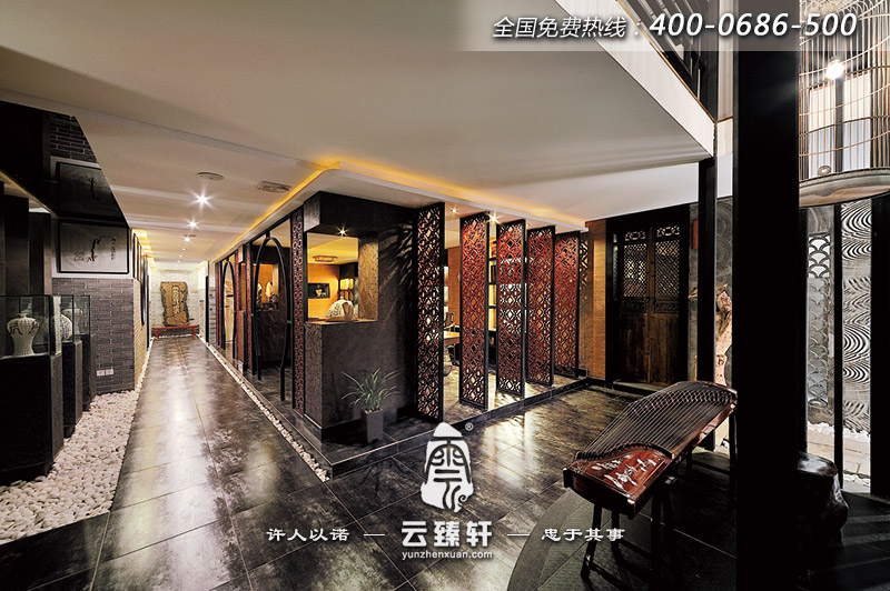 茶館樓梯口處設(shè)計(jì)