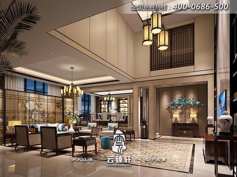 中式元素與西式設(shè)計風(fēng)格結(jié)合效果圖