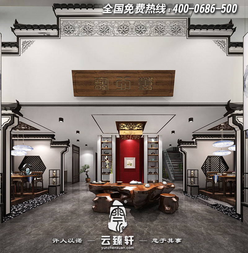 古典中式門(mén)頭裝修效果圖